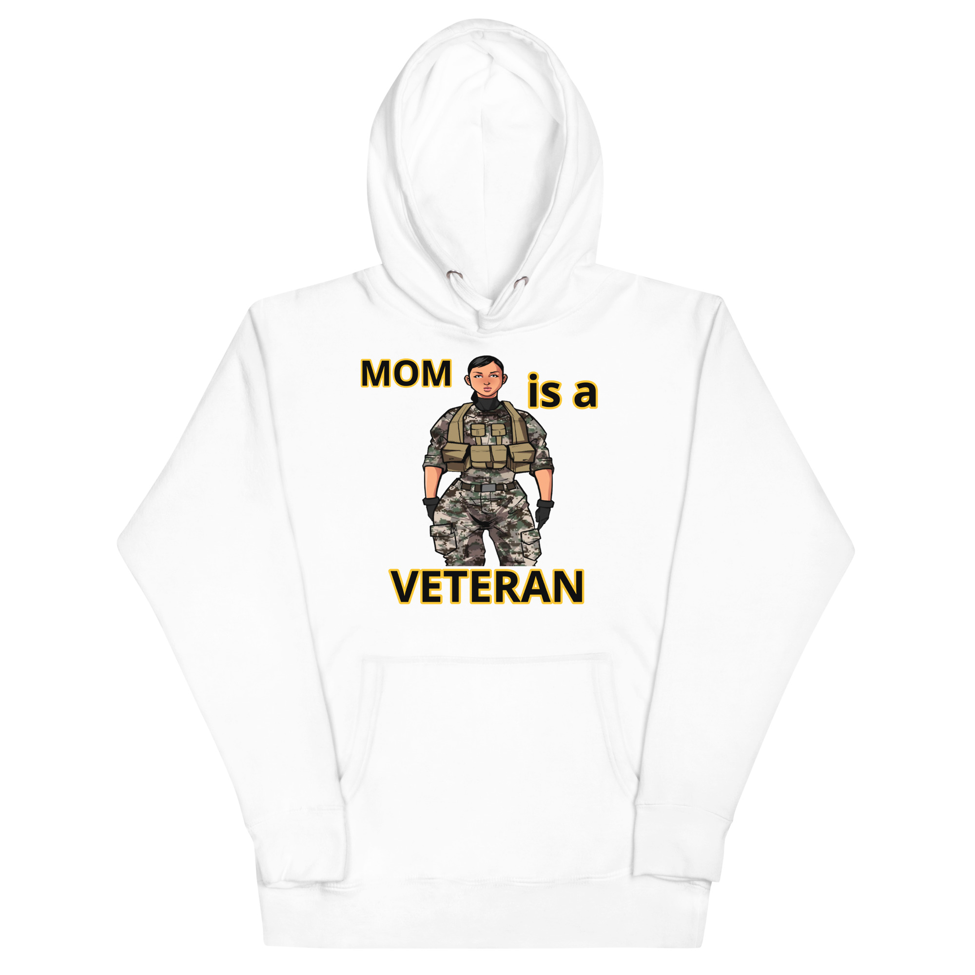 MOM IS A VETERAN TOO FIFE Unisex Hoodie - Image 5