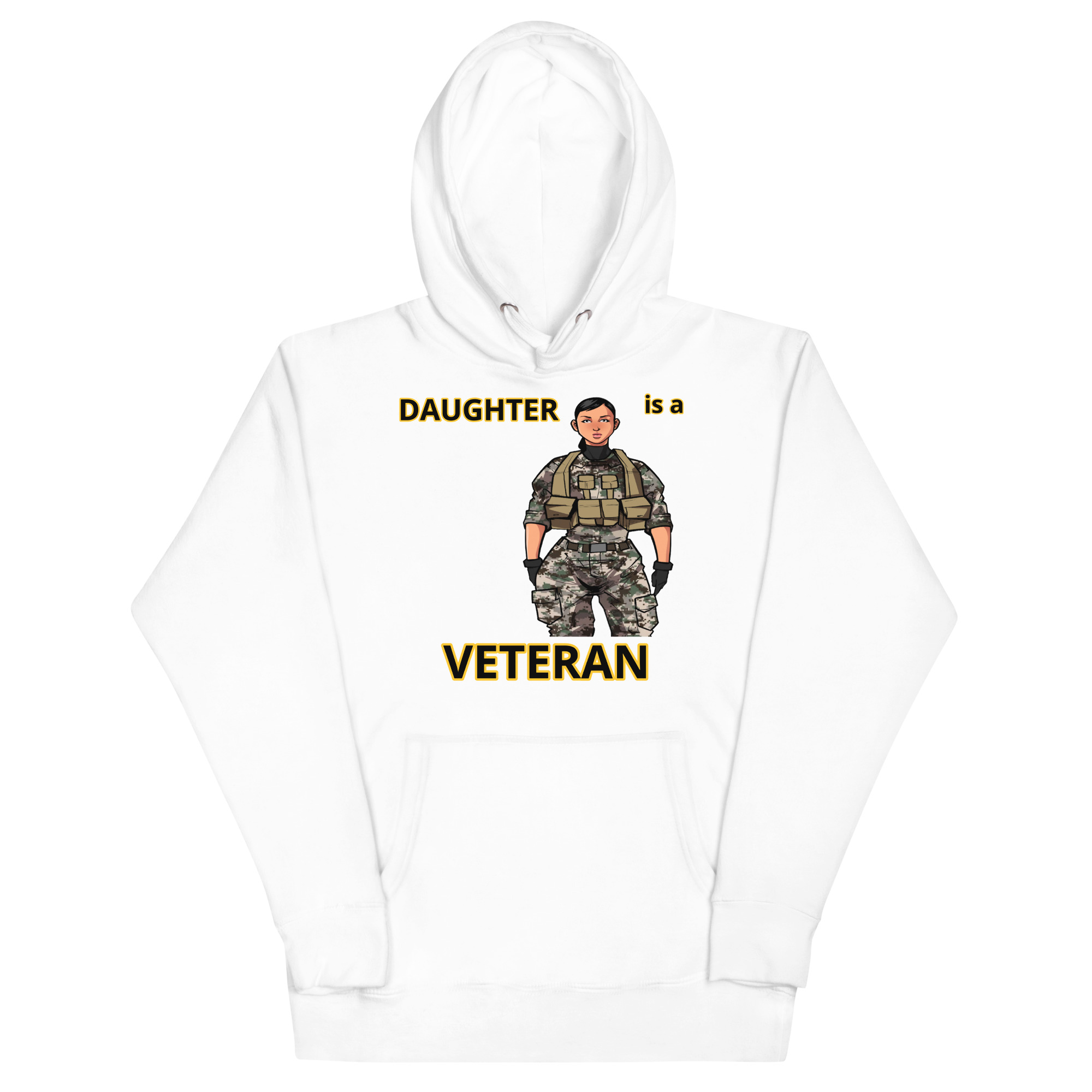 DAUGHTER IS A VETERAN TOO FIFE Unisex Hoodie - Image 5