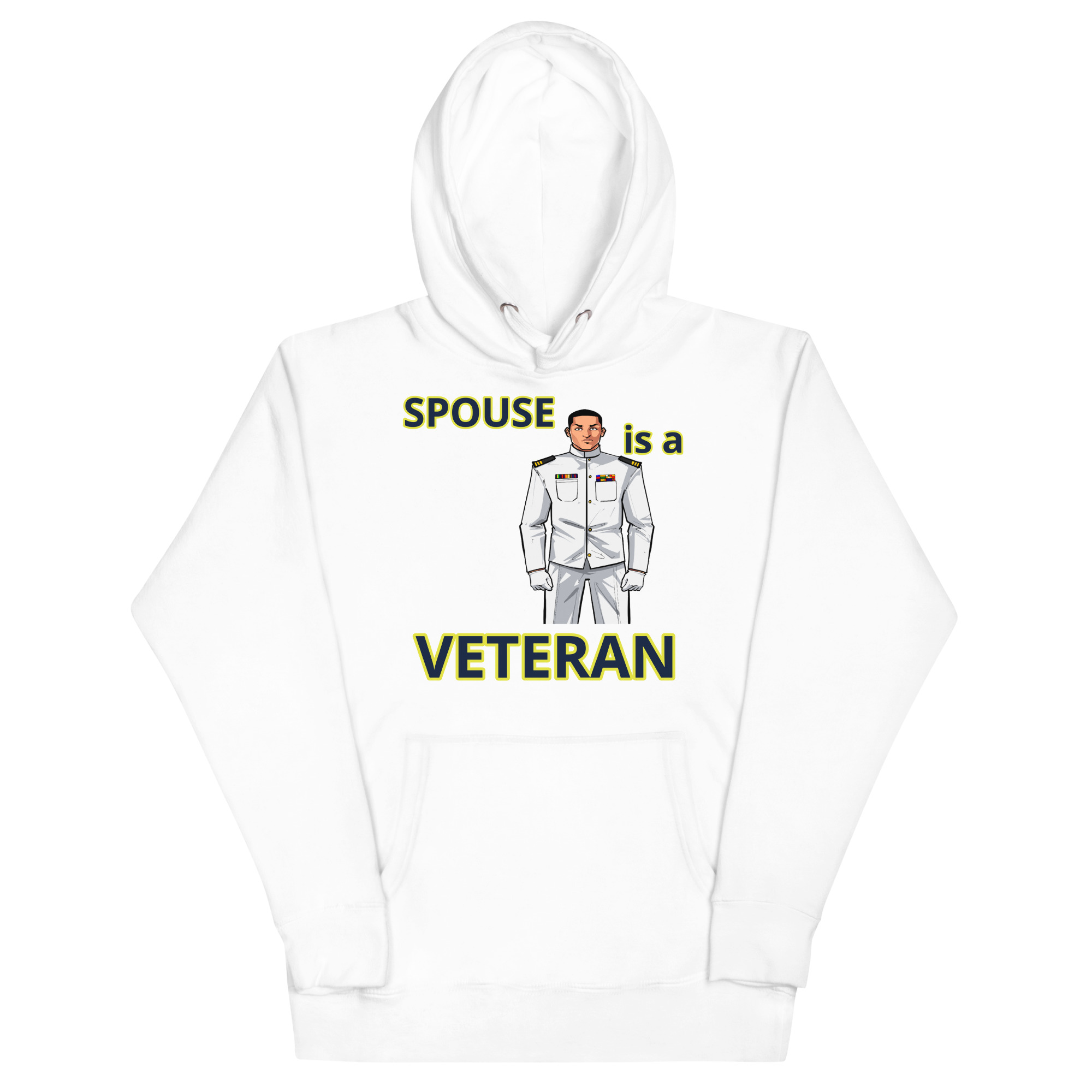 SPOUSE IS A VETERAN TOO FIFE Unisex Hoodie - Image 5
