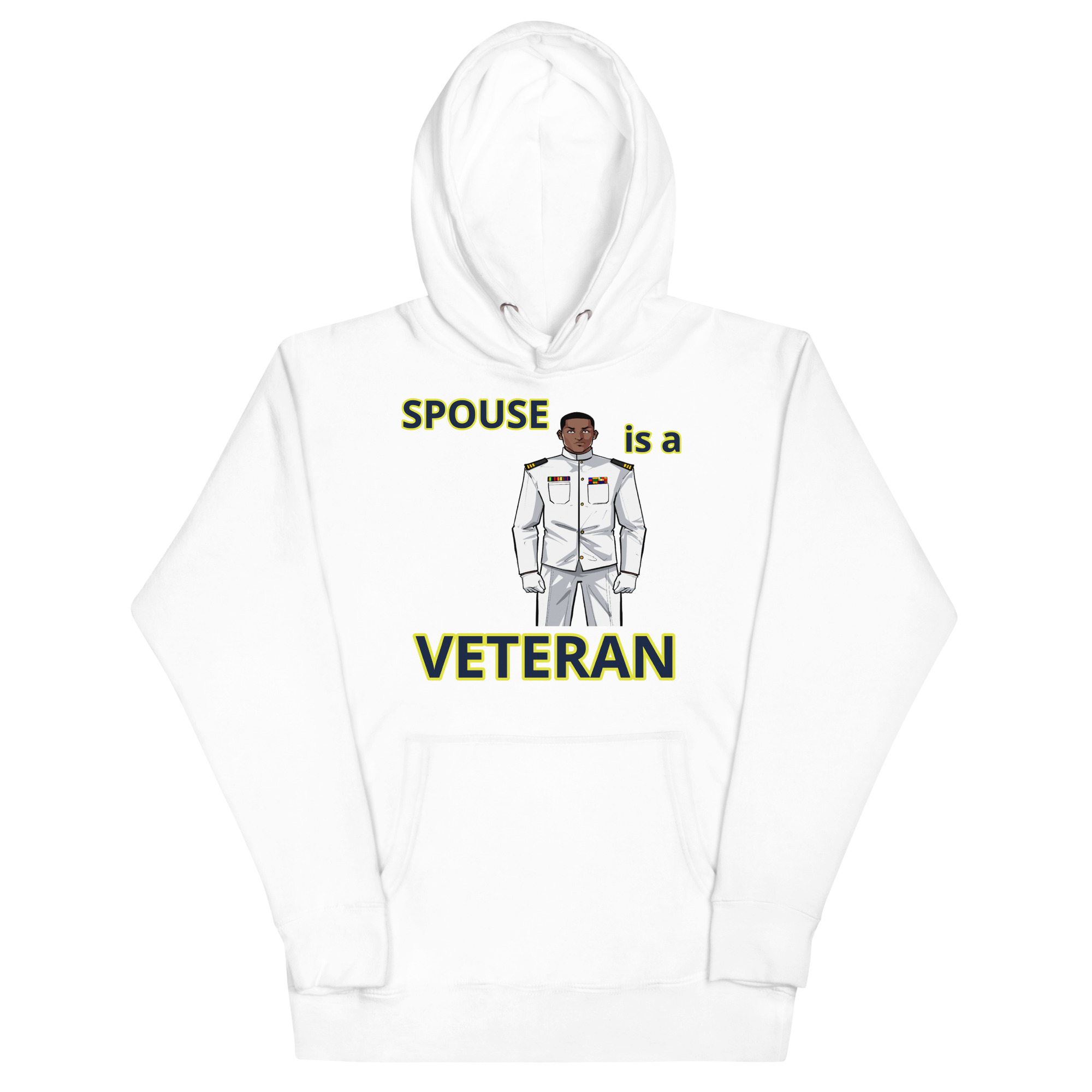 SPOUSE IS A VETERAN TOO FIFE Unisex Hoodie - Image 5