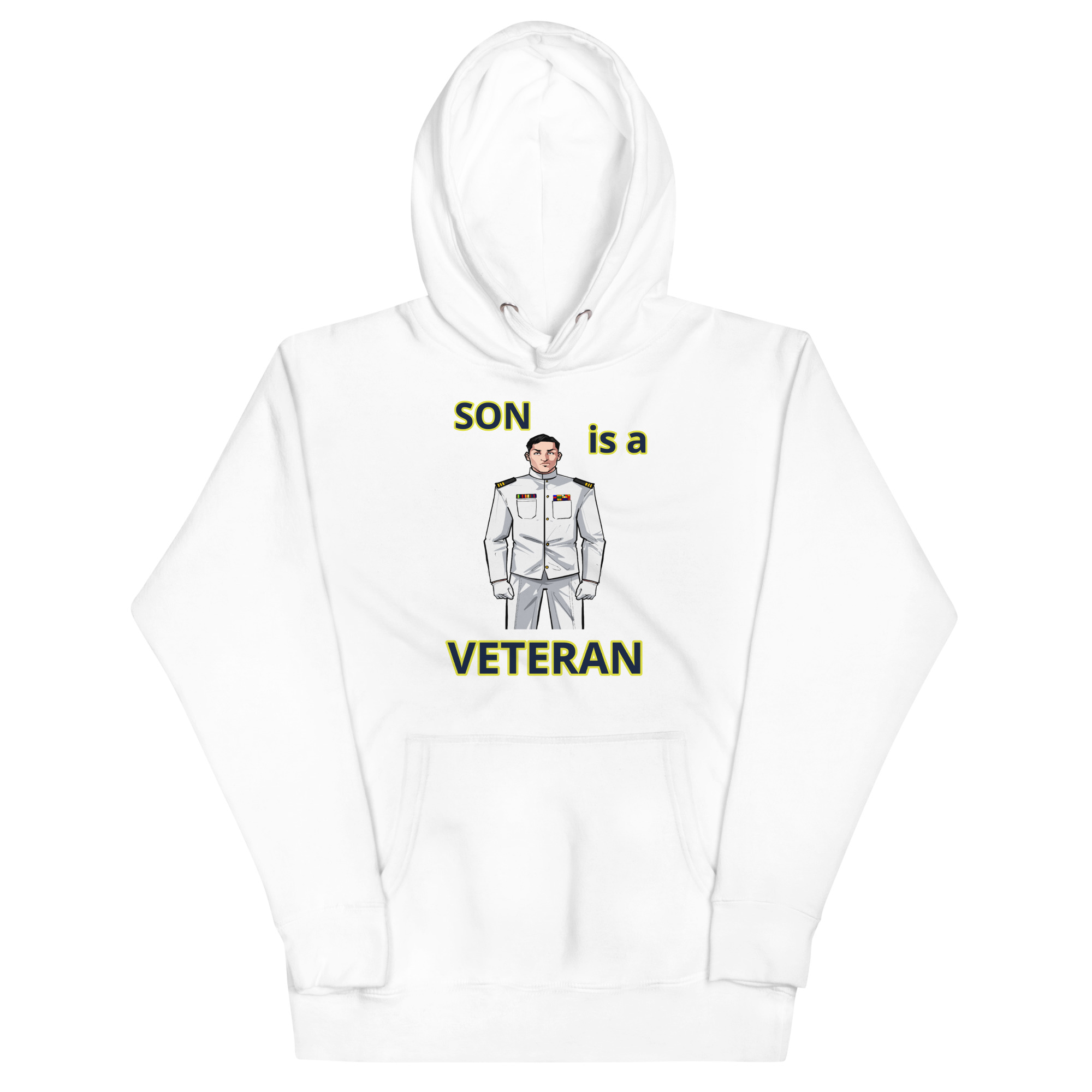 SON IS A VETERAN TOO FIFE Unisex Hoodie - Image 5