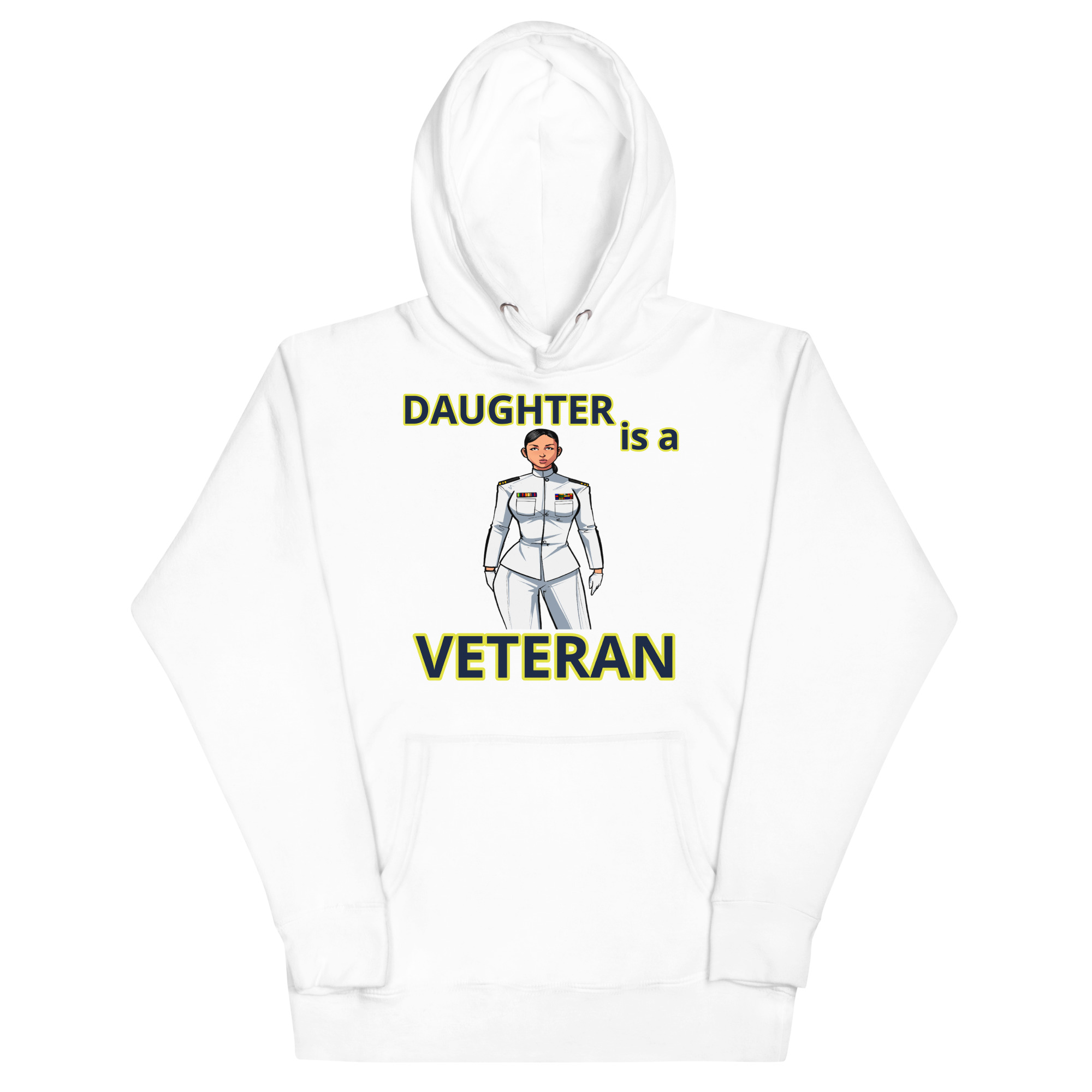 DAUGHTER IS A VETERAN TOO FIFE Unisex Hoodie - Image 5