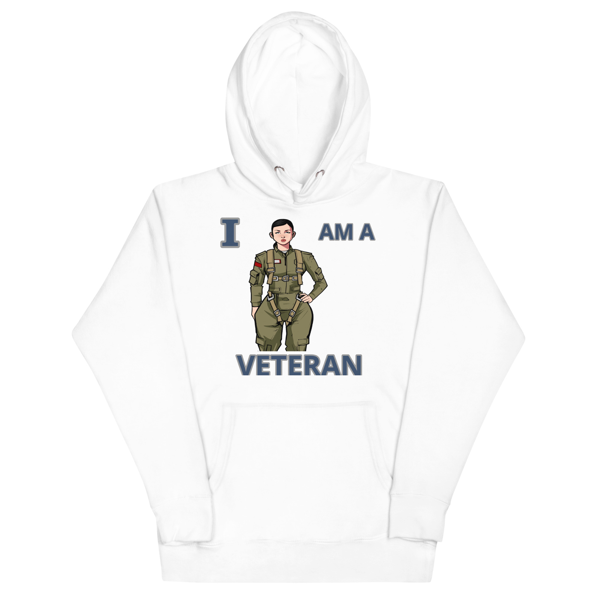 I AM A VETERAN TOO FIFE Unisex Hoodie - Image 5