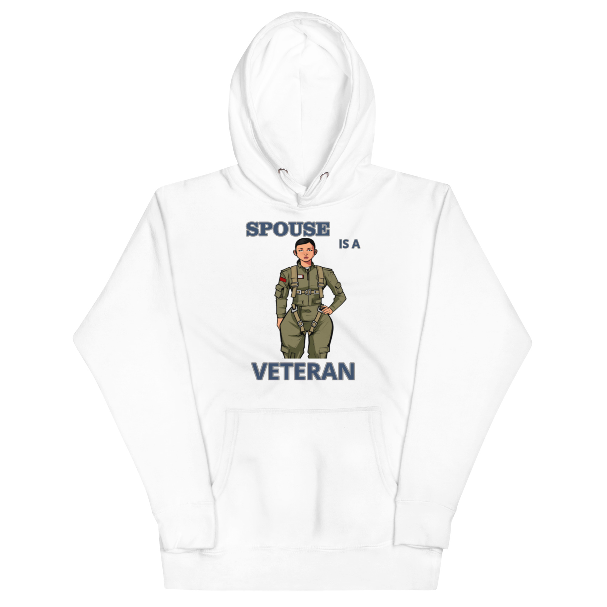 SPOUSE IS A VETERAN TOO FIFE Unisex Hoodie - Image 5