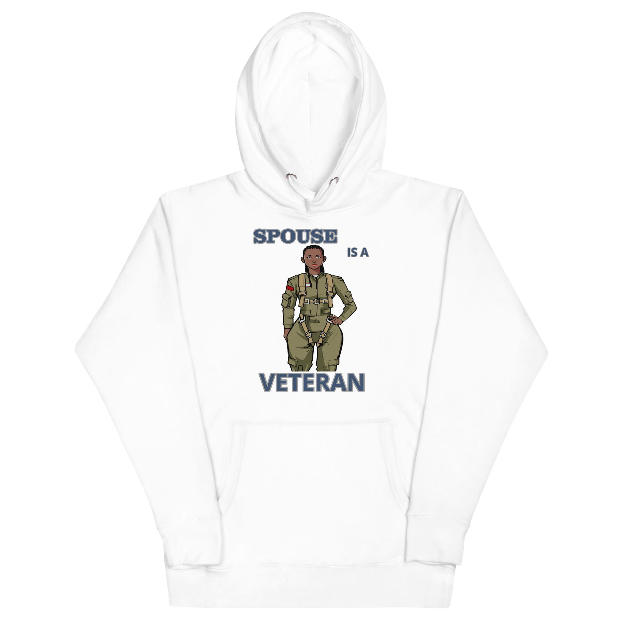 SPOUSE IS A VETERAN TOO FIFE Unisex Hoodie - Image 5