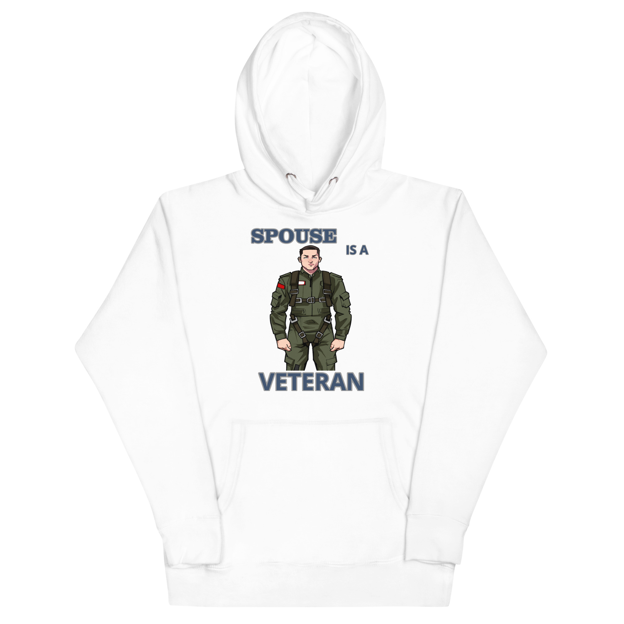 SPOUSE IS A VETERAN TOO FIFE Unisex Hoodie - Image 5