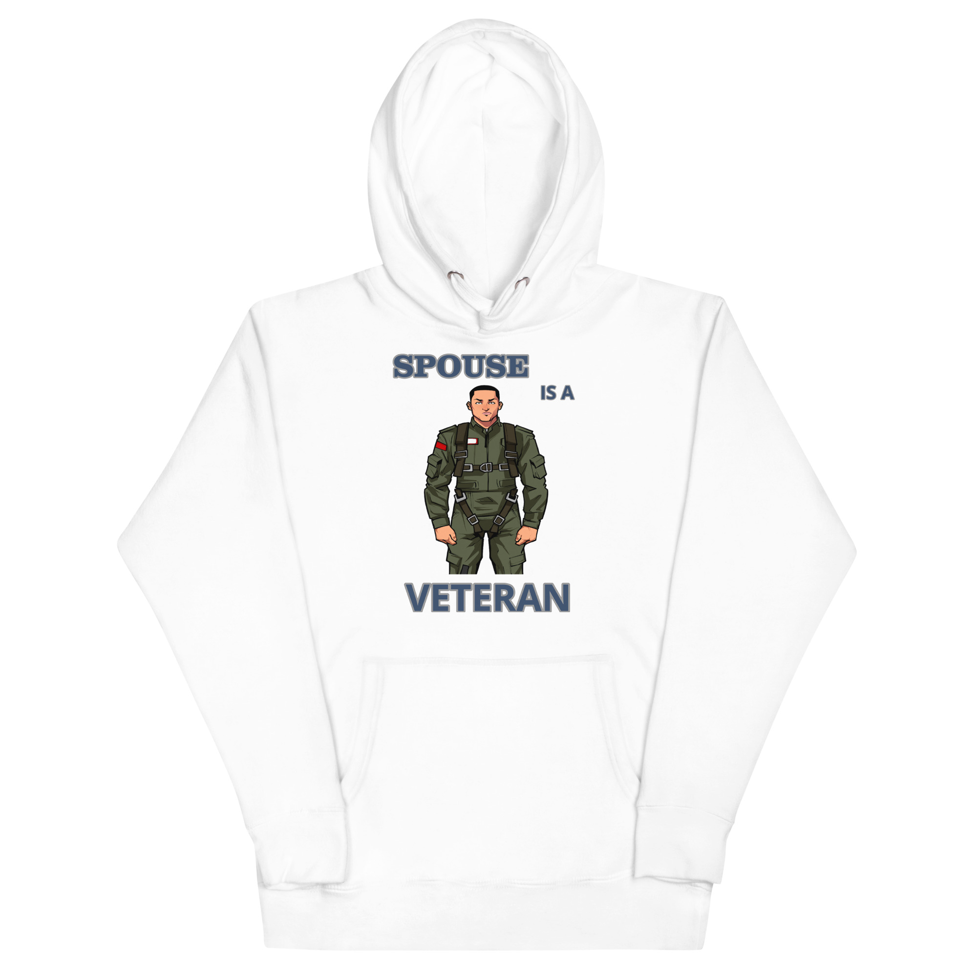 SPOUSE IS A VETERAN TOO FIFE Unisex Hoodie - Image 5
