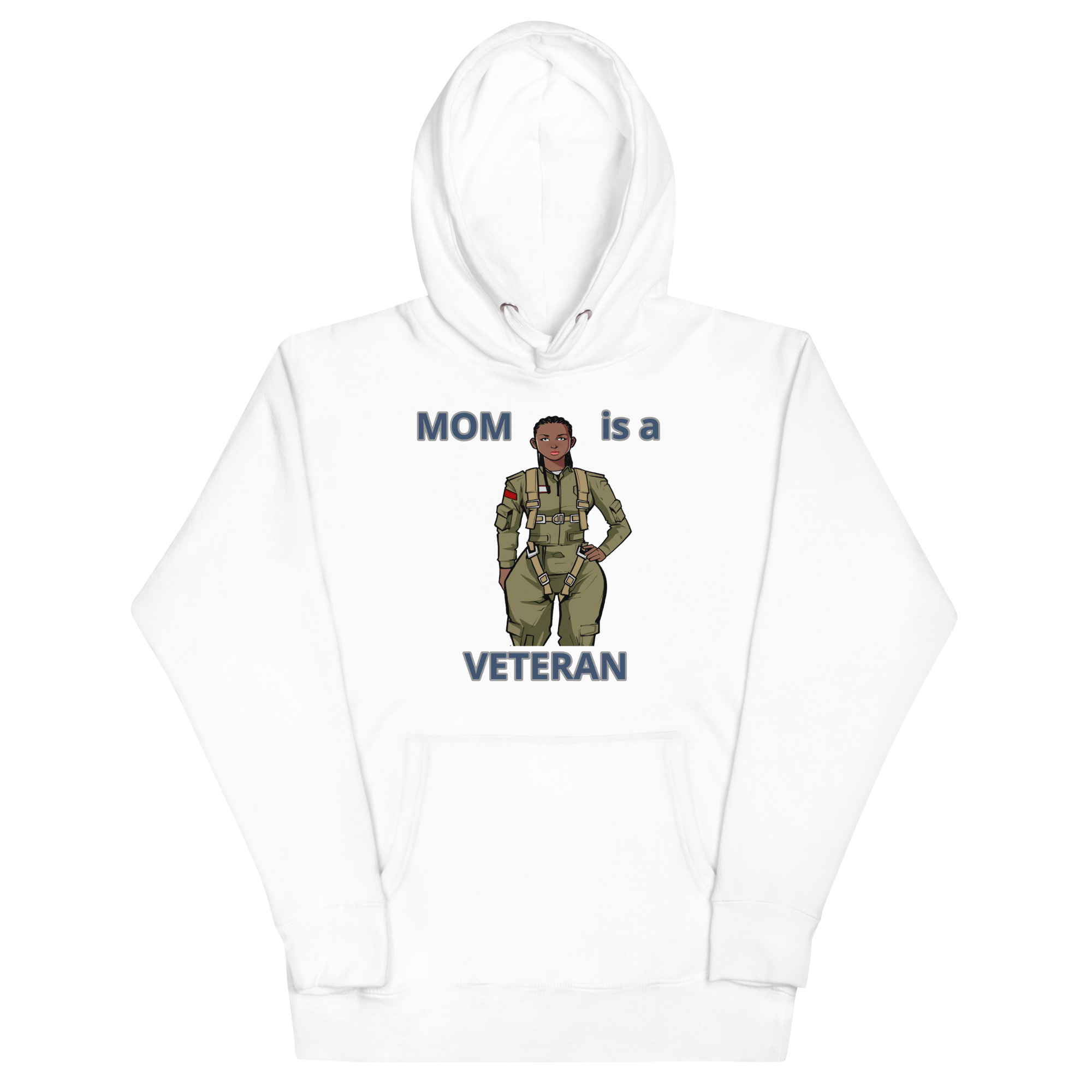 MOM IS A VETERAN TOO FIFE Unisex Hoodie - Image 5