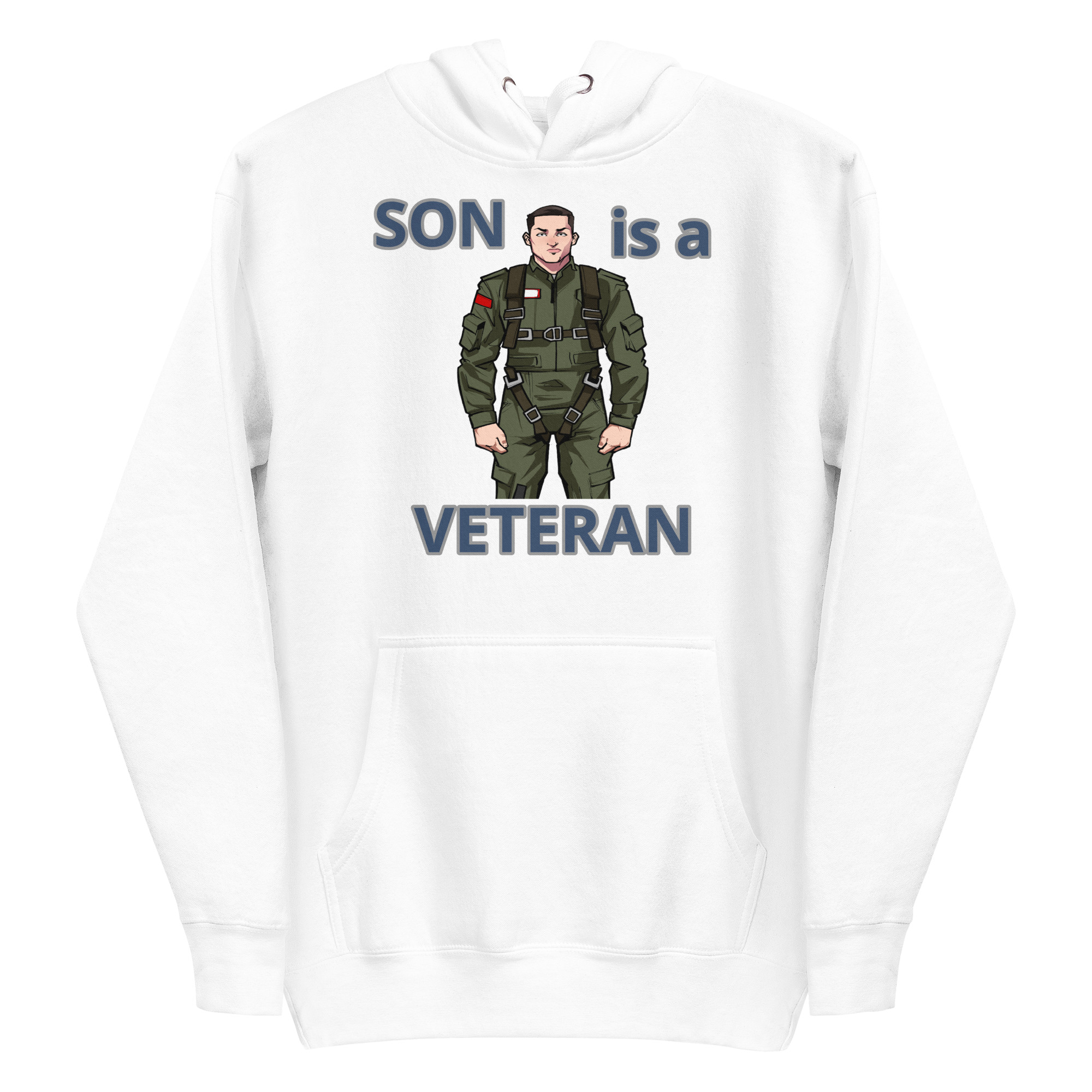 SON IS A VETERAN TOO FIFE Unisex Hoodie - Image 5
