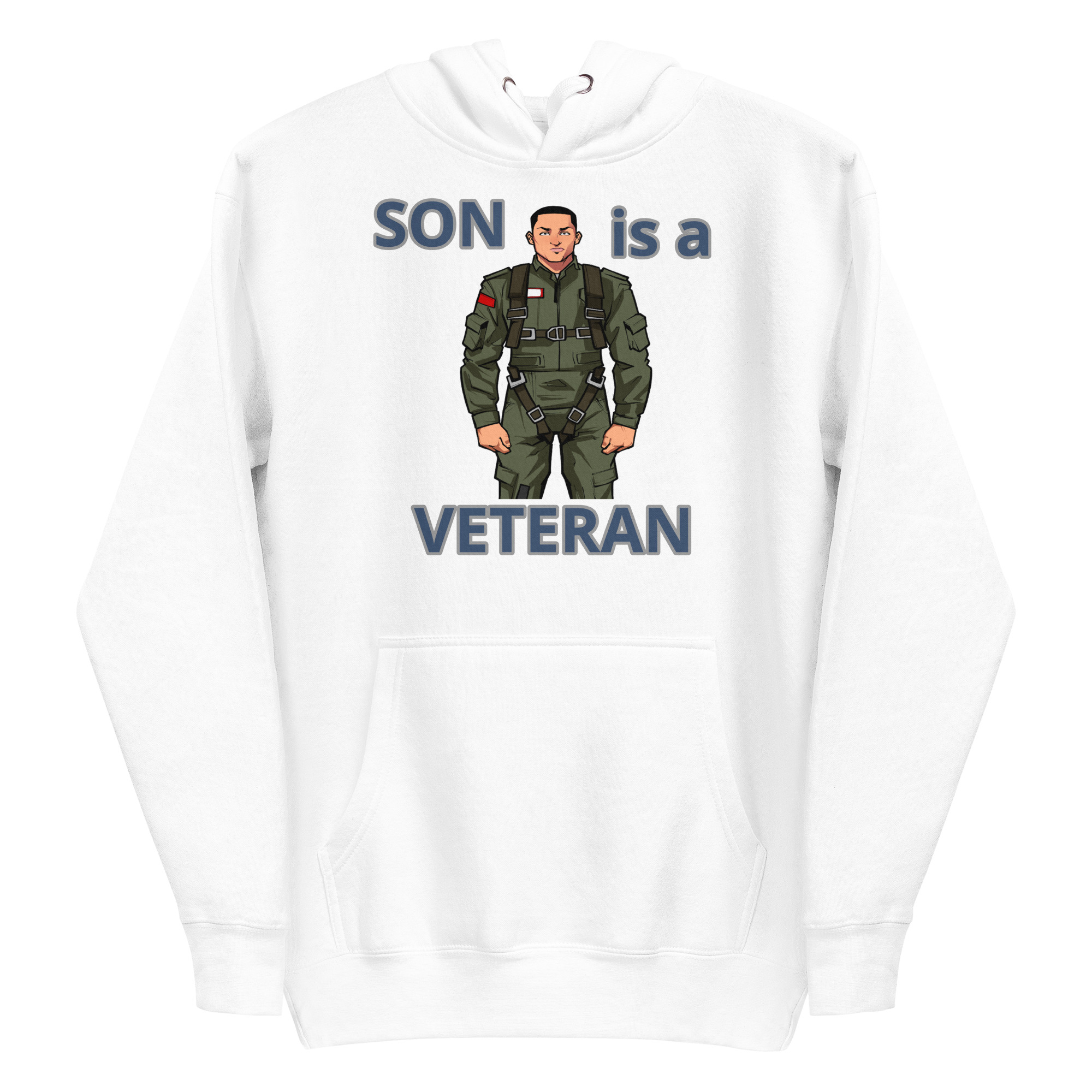 SON IS A VETERAN TOO FIFE Unisex Hoodie - Image 5