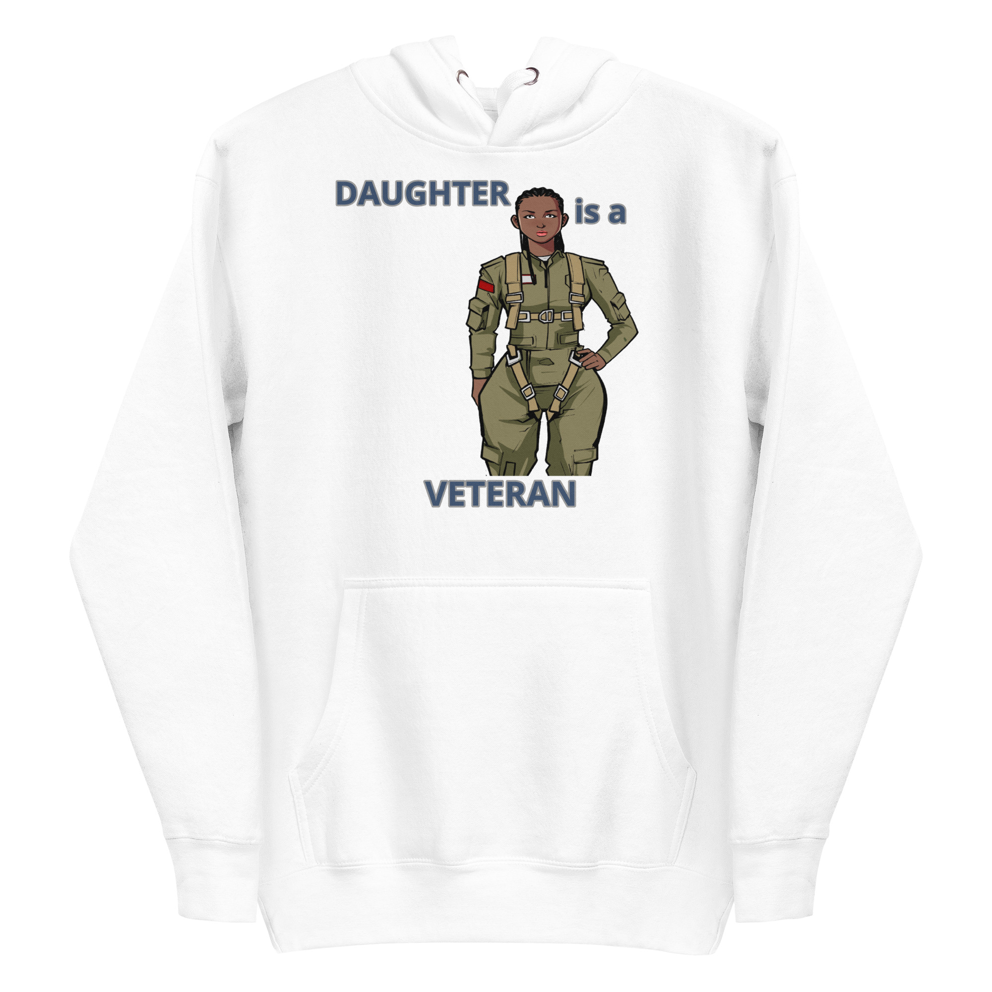 DAUGHTER IS A VETERAN TOO FIFE Unisex Hoodie - Image 5