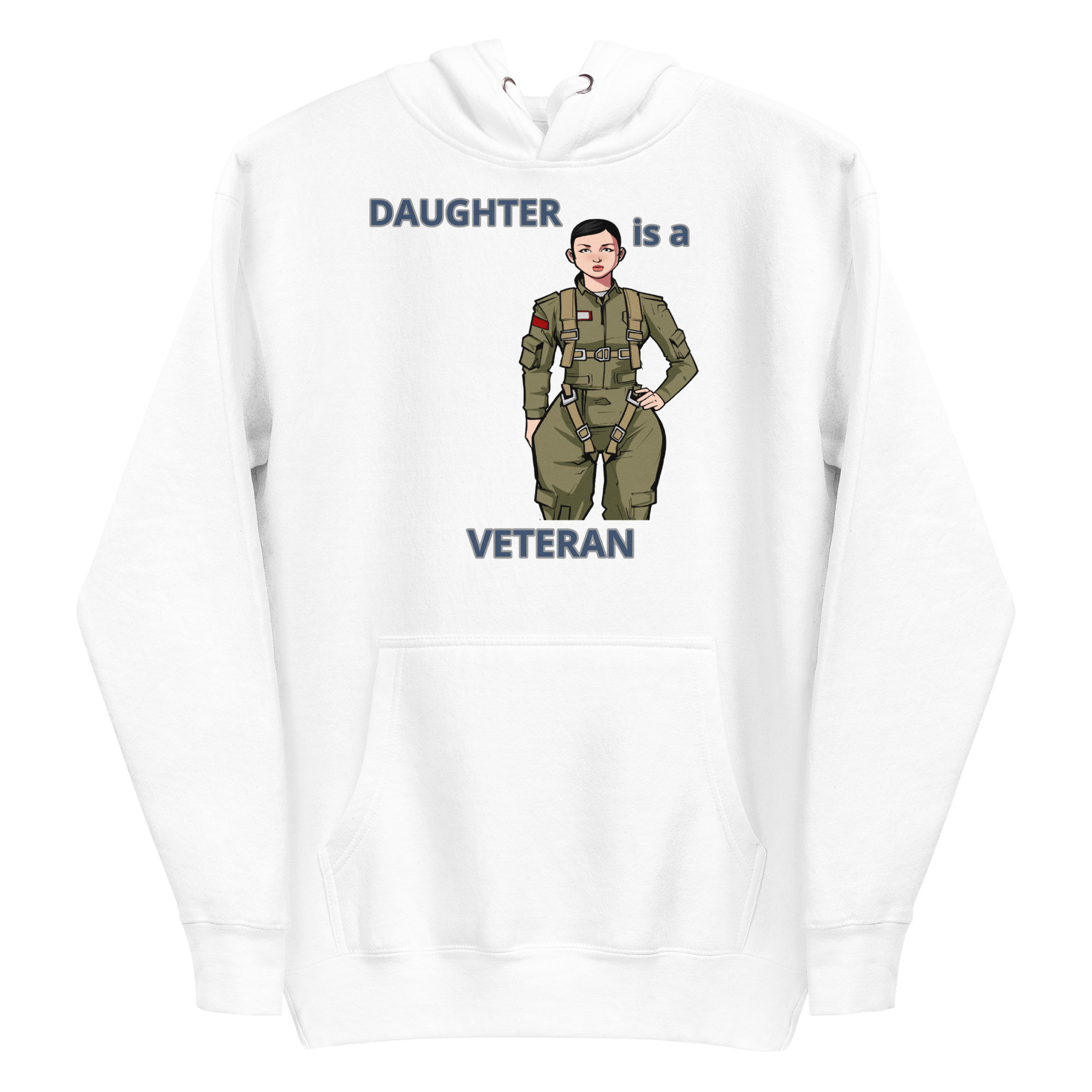 DAUGHTER IS A VETERAN TOO FIFE Unisex Hoodie - Image 5