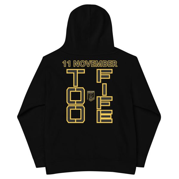 GRANDMA IS A VETERAN TOO FIFE Kids Fleece Hoodie