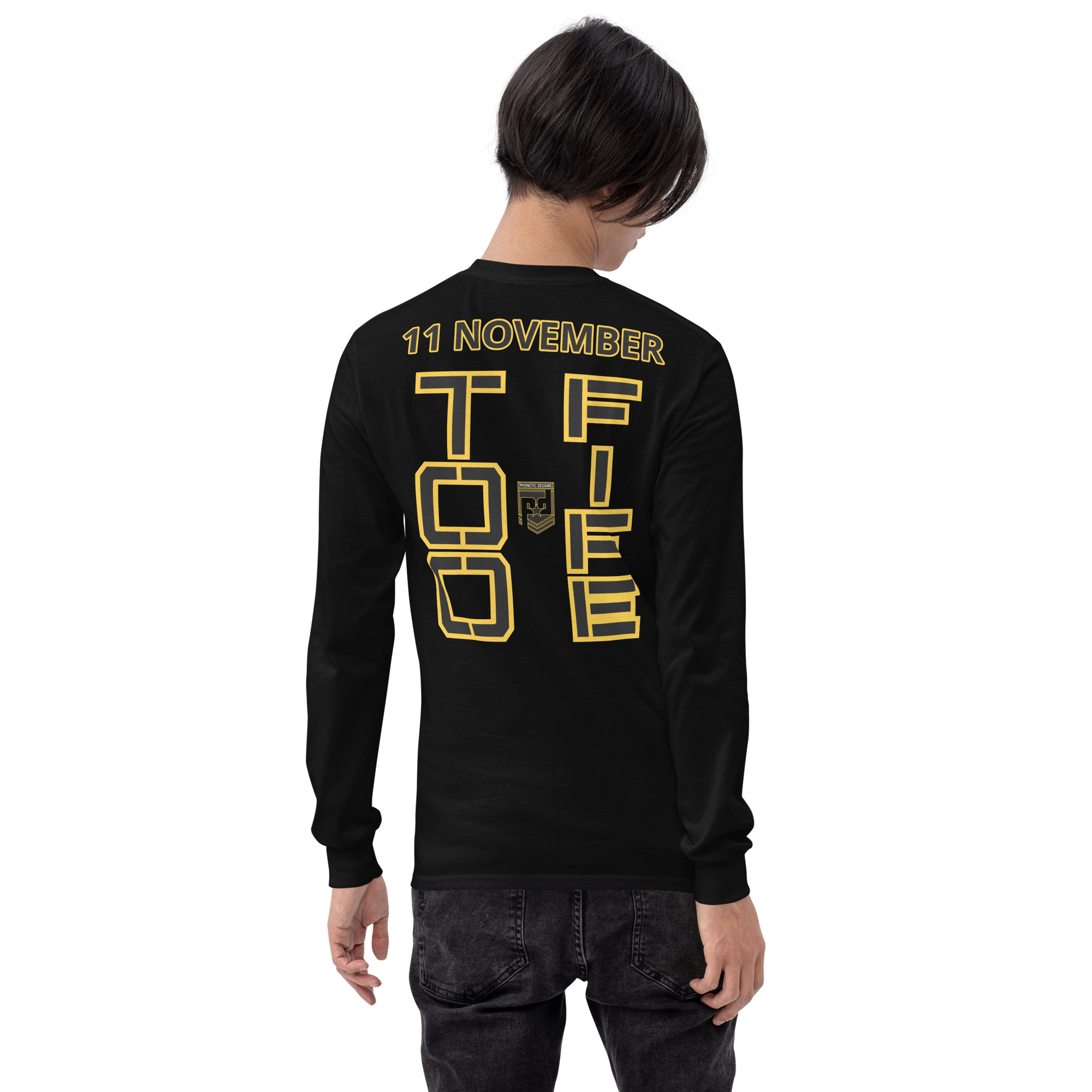 GRANDPA IS A VETERAN TOO FIFE Long Sleeve Shirt - Image 2