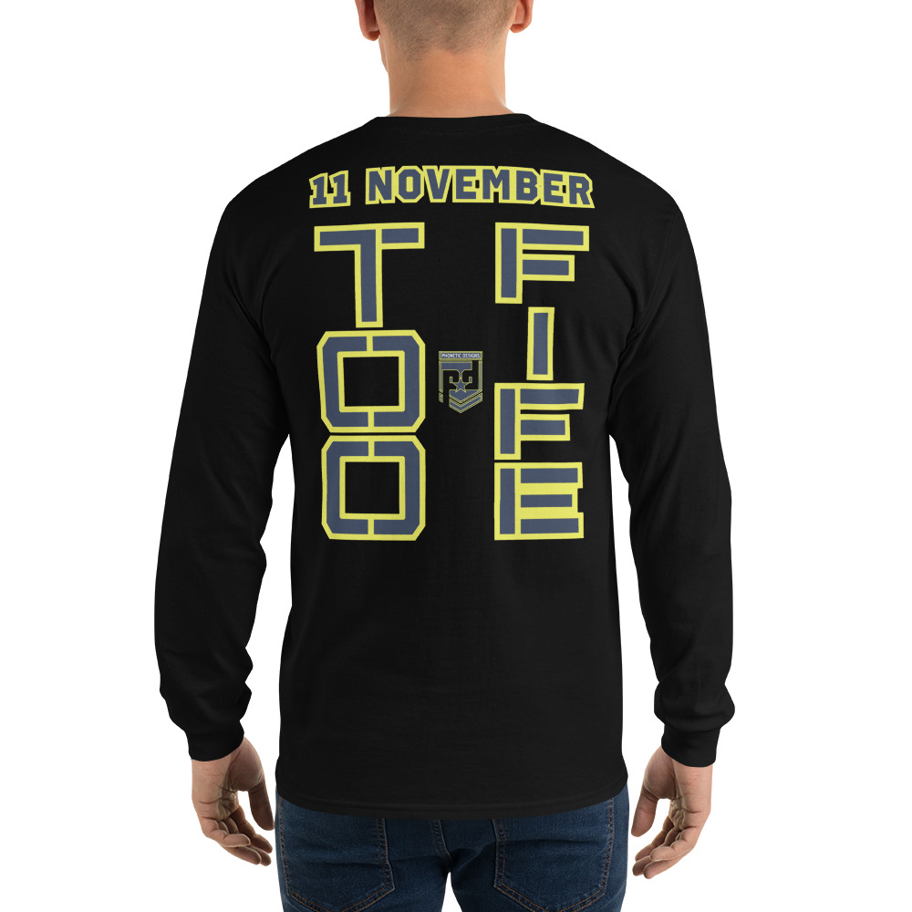 GRANDMA IS A VETERAN TOO FIFE Long Sleeve Shirt - Image 4