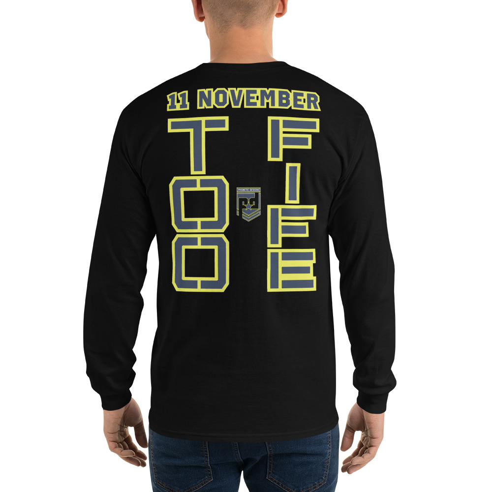 GRANDPA IS A VETERAN TOO FIFE Long Sleeve Shirt - Image 4