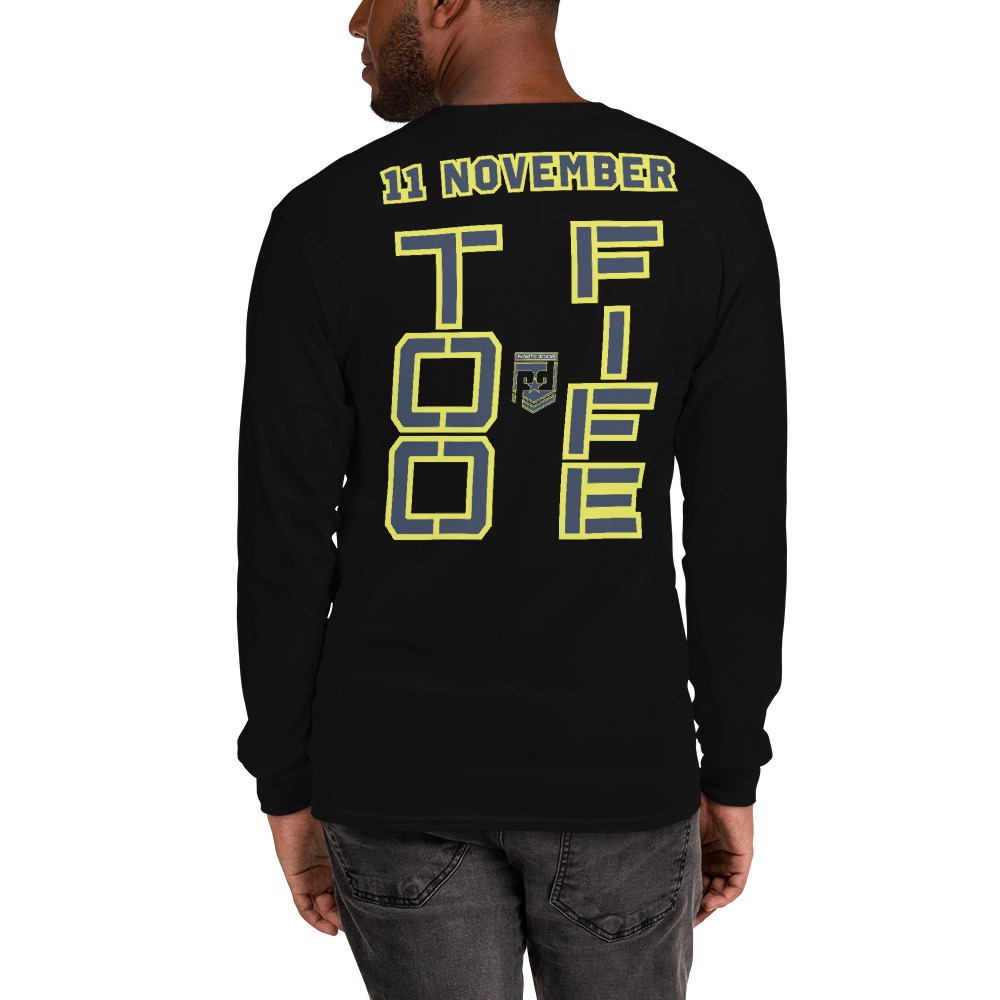 GRANDPA IS A VETERAN TOO FIFE Long Sleeve Shirt - Image 2