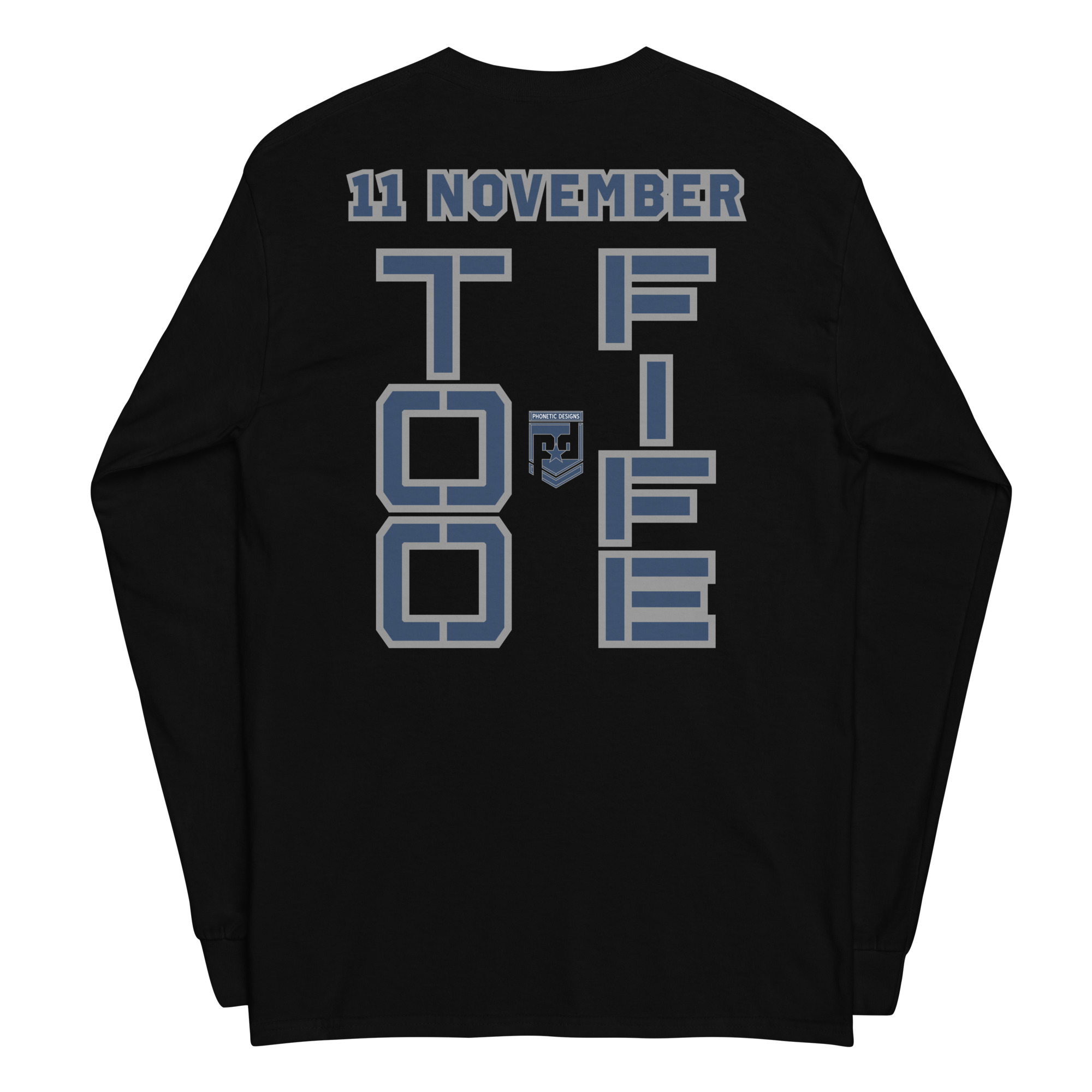 SPOUSE IS A VETERAN TOO FIFE Long Sleeve Shirt - Image 2