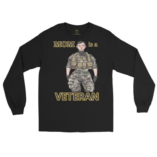 MOM IS A VETERAN TOO FIFE Long Sleeve Shirt