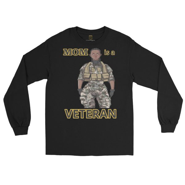 MOM IS A VETERAN TOO FIFE Long Sleeve Shirt