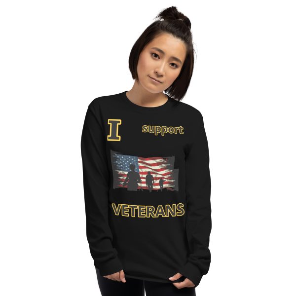 I SUPPORT  VETERANS TOO FIFE Long Sleeve Shirt