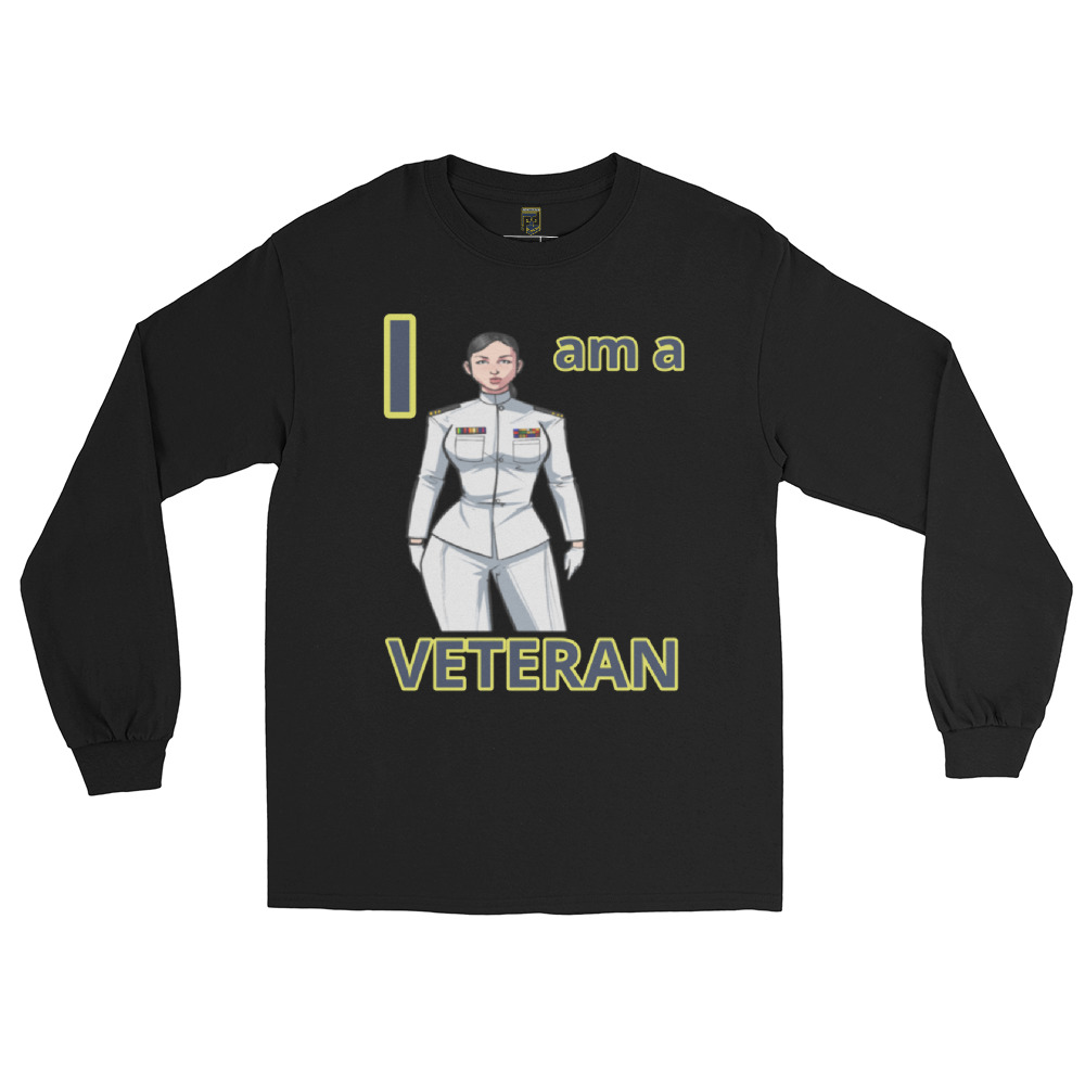 I AM A VETERAN TOO FIFE Long Sleeve Shirt