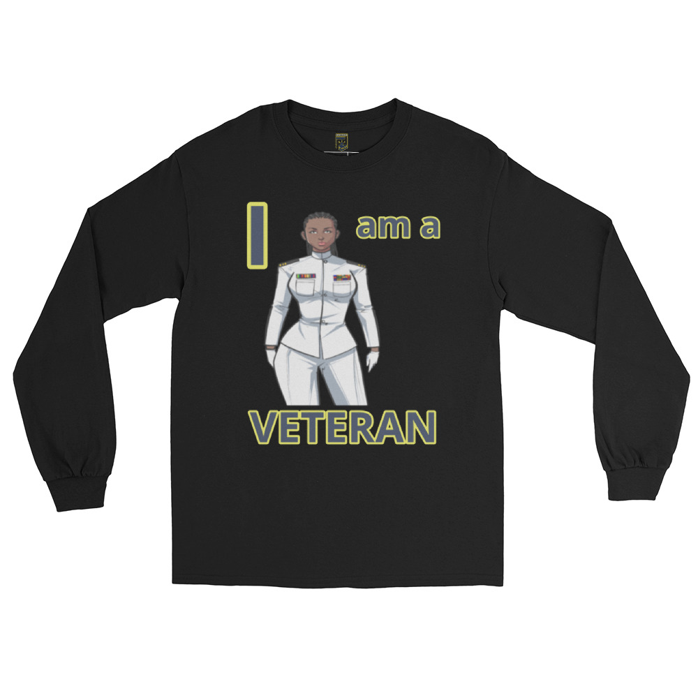 I AM A VETERAN TOO FIFE Long Sleeve Shirt