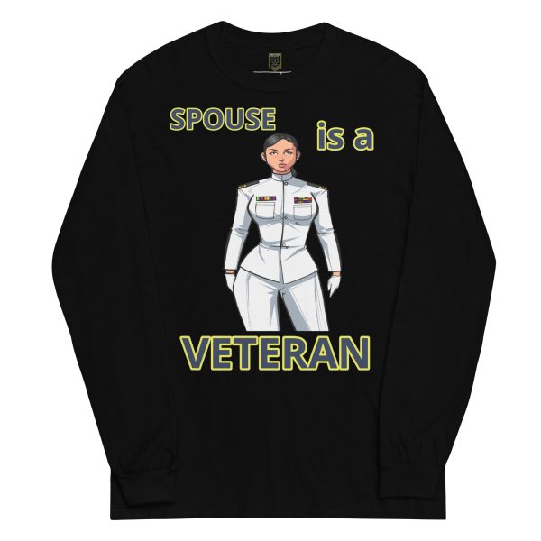 SPOUSE IS A VETERAN TOO FIFE Long Sleeve Shirt