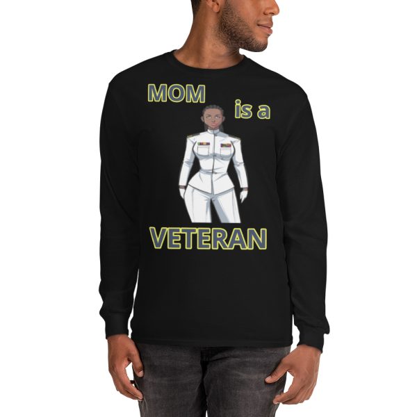 MOM IS A VETERAN TOO FIFE Long Sleeve Shirt