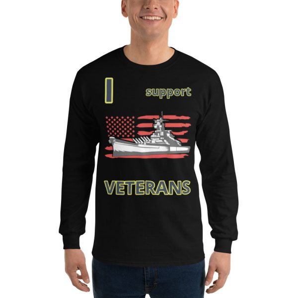 I SUPPORT  VETERANS TOO FIFE Long Sleeve Shirt