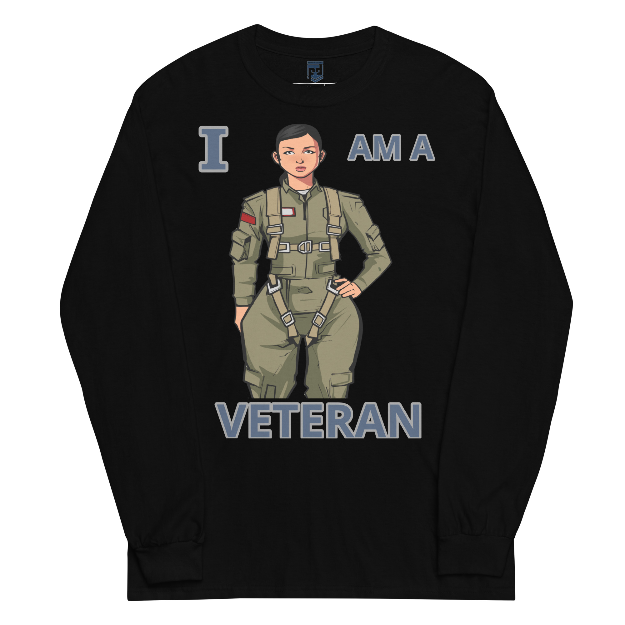 I AM A VETERAN TOO FIFE Long Sleeve Shirt