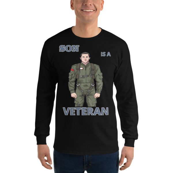 SON IS A VETERAN TOO FIFE Long Sleeve Shirt