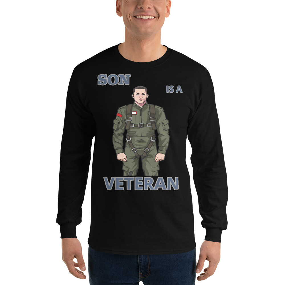 SON IS A VETERAN TOO FIFE Long Sleeve Shirt