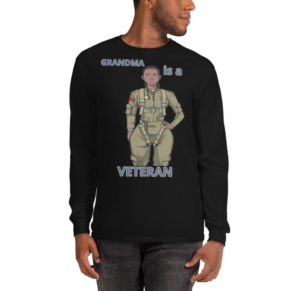 GRANDMA IS A VETERAN TOO FIFE Long Sleeve Shirt