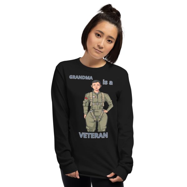 GRANDMA IS A VETERAN TOO FIFE Long Sleeve Shirt