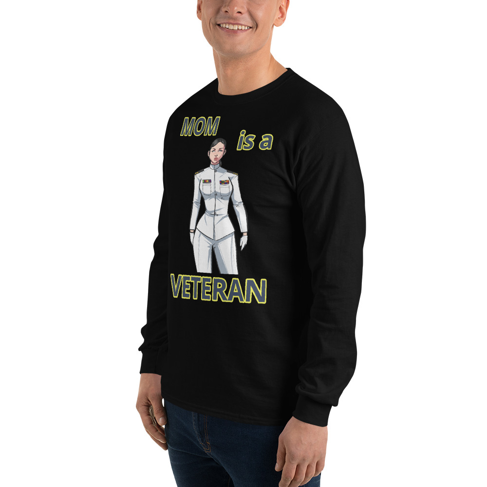 MOM IS A VETERAN TOO FIFE Long Sleeve Shirt - Image 5