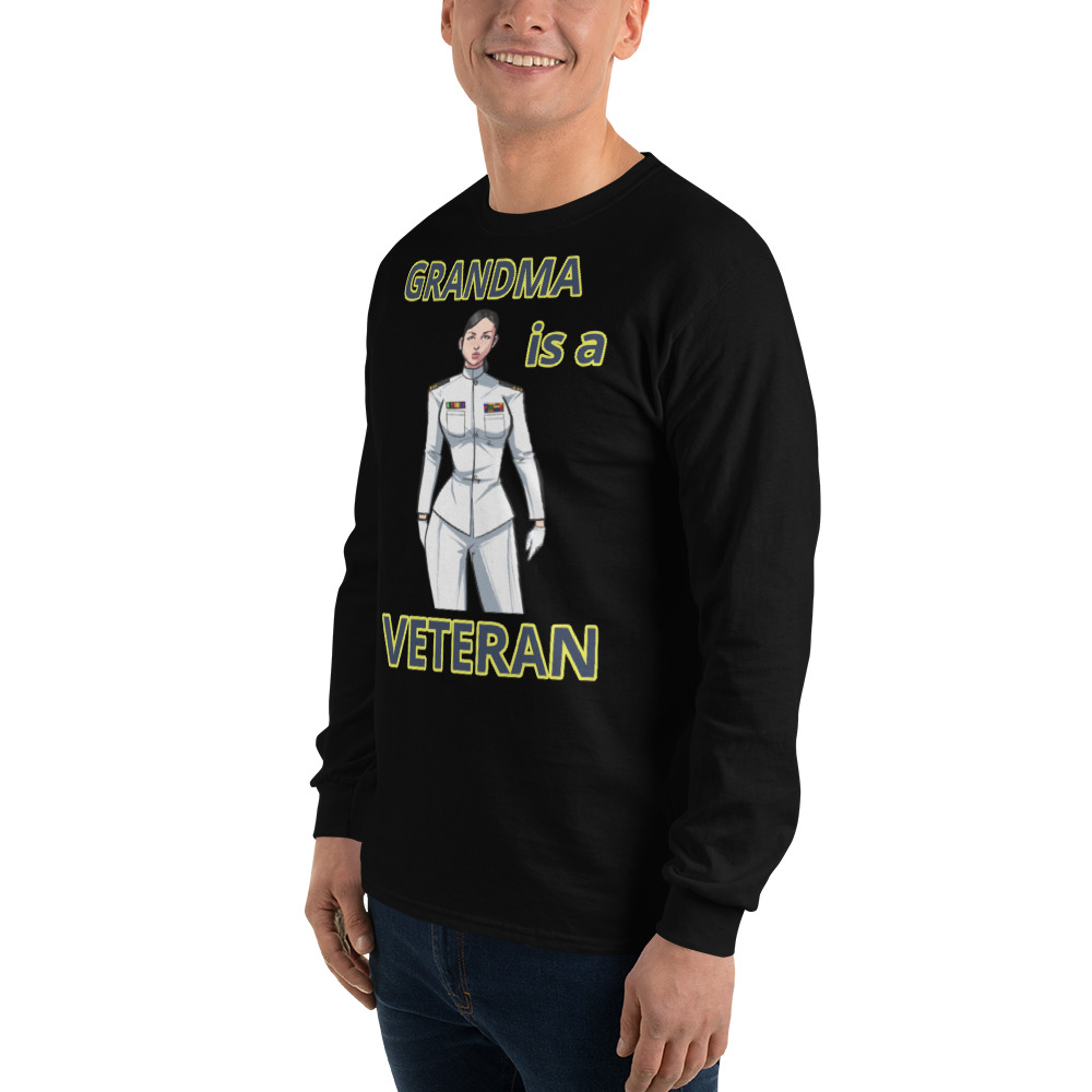 GRANDMA IS A VETERAN TOO FIFE Long Sleeve Shirt - Image 5