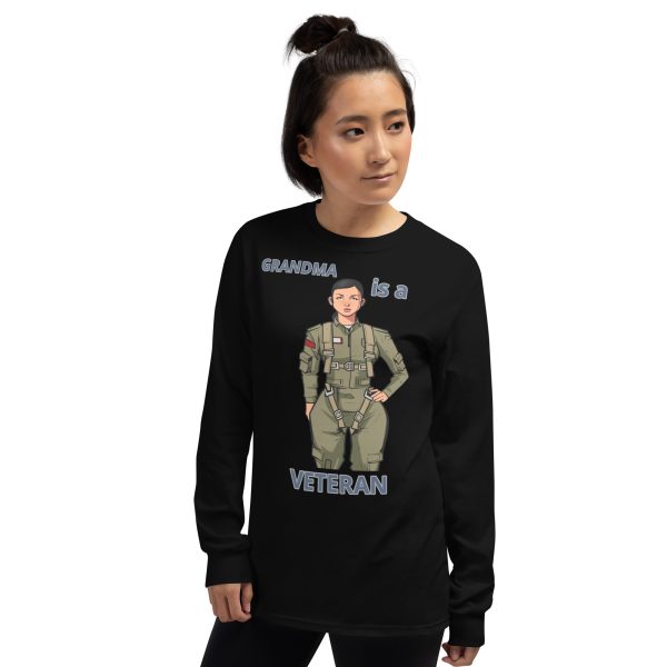 GRANDMA IS A VETERAN TOO FIFE Long Sleeve Shirt