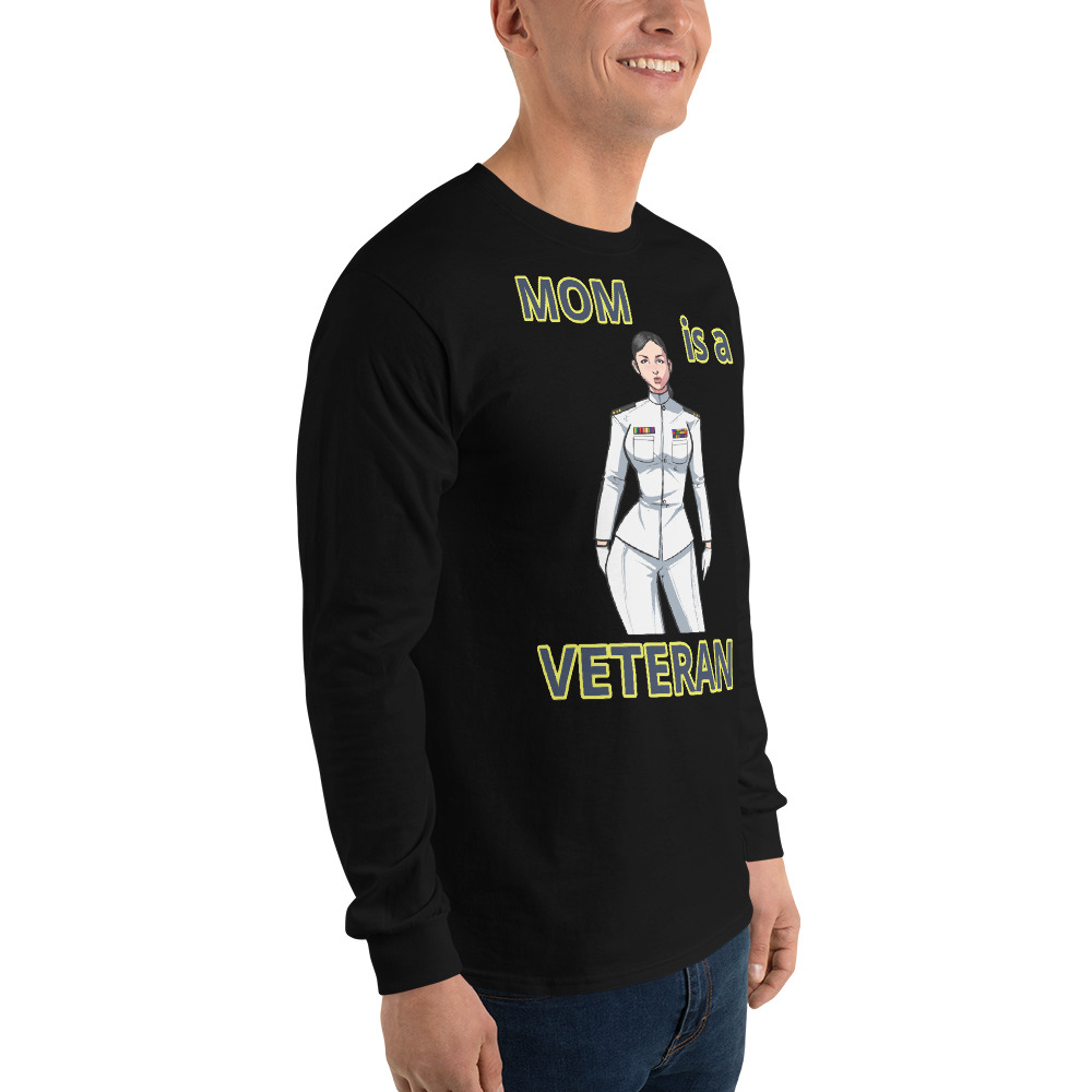 MOM IS A VETERAN TOO FIFE Long Sleeve Shirt - Image 6