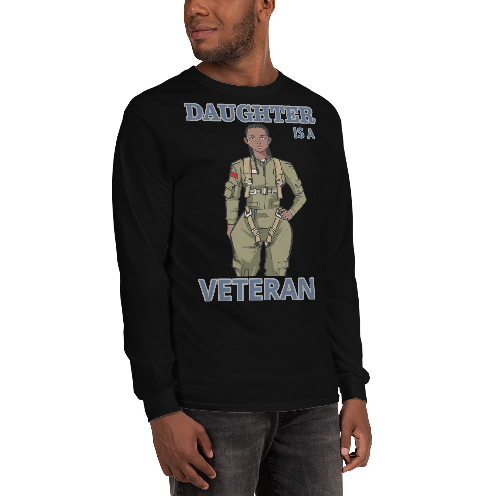 DAUGHTER IS A VETERAN TOO FIFE Long Sleeve Shirt - Image 6