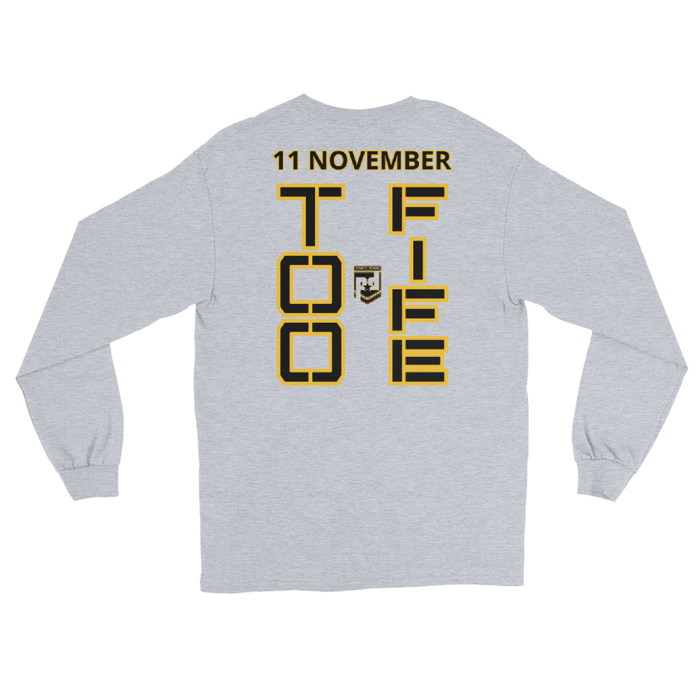 DAUGHTER IS A VETERAN TOO FIFE Long Sleeve Shirt - Image 4