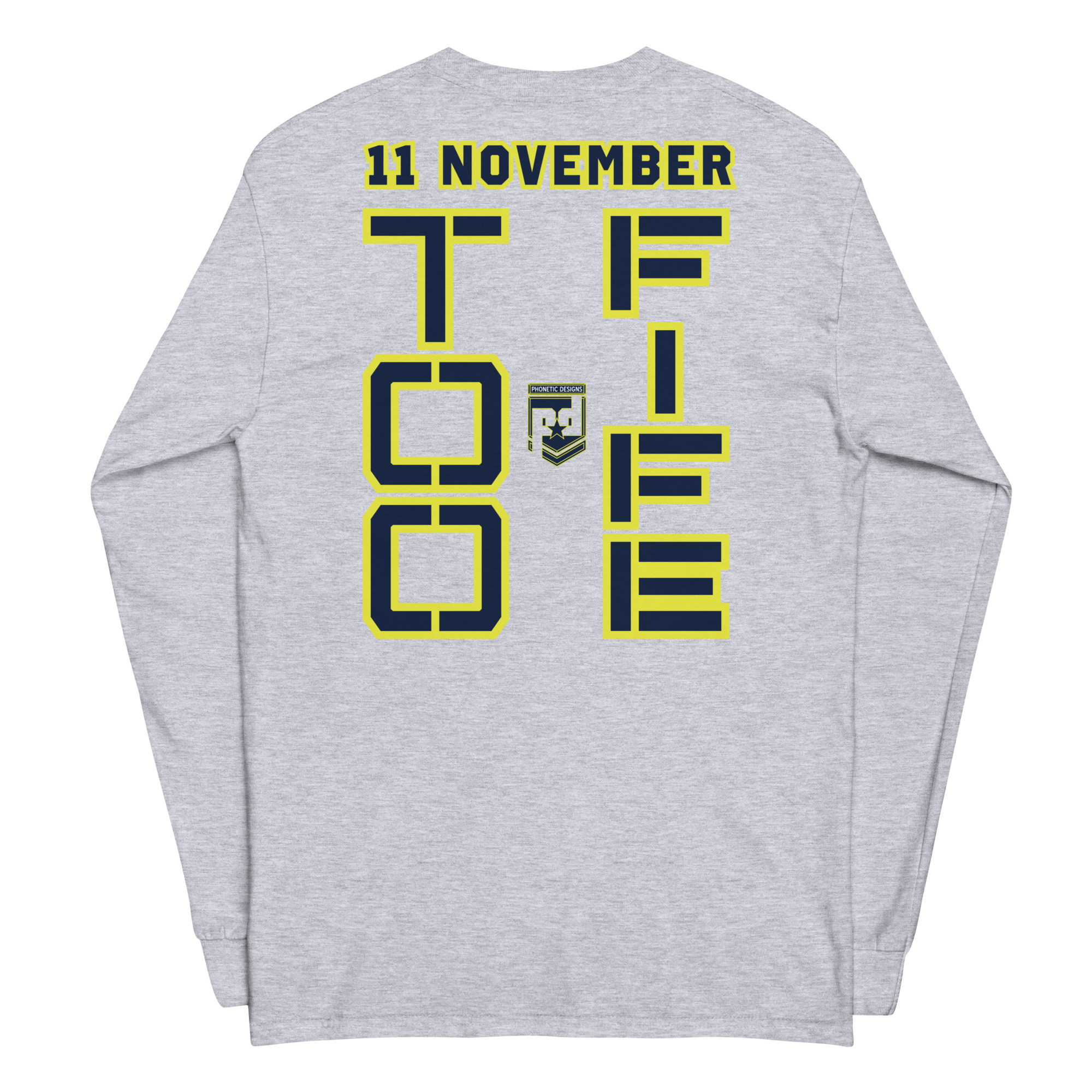 SON IS A VETERAN TOO FIFE Long Sleeve Shirt - Image 4