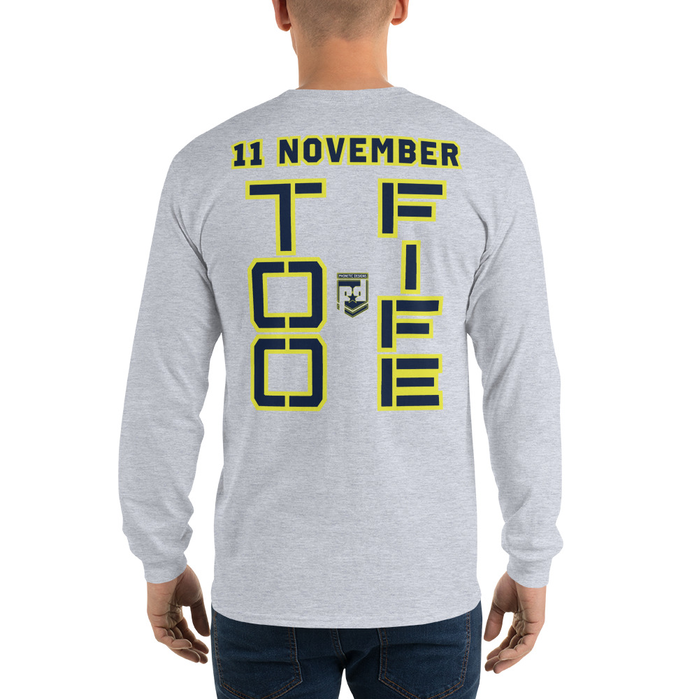 I SUPPORT VETERANS TOO FIFE Long Sleeve Shirt - Image 10