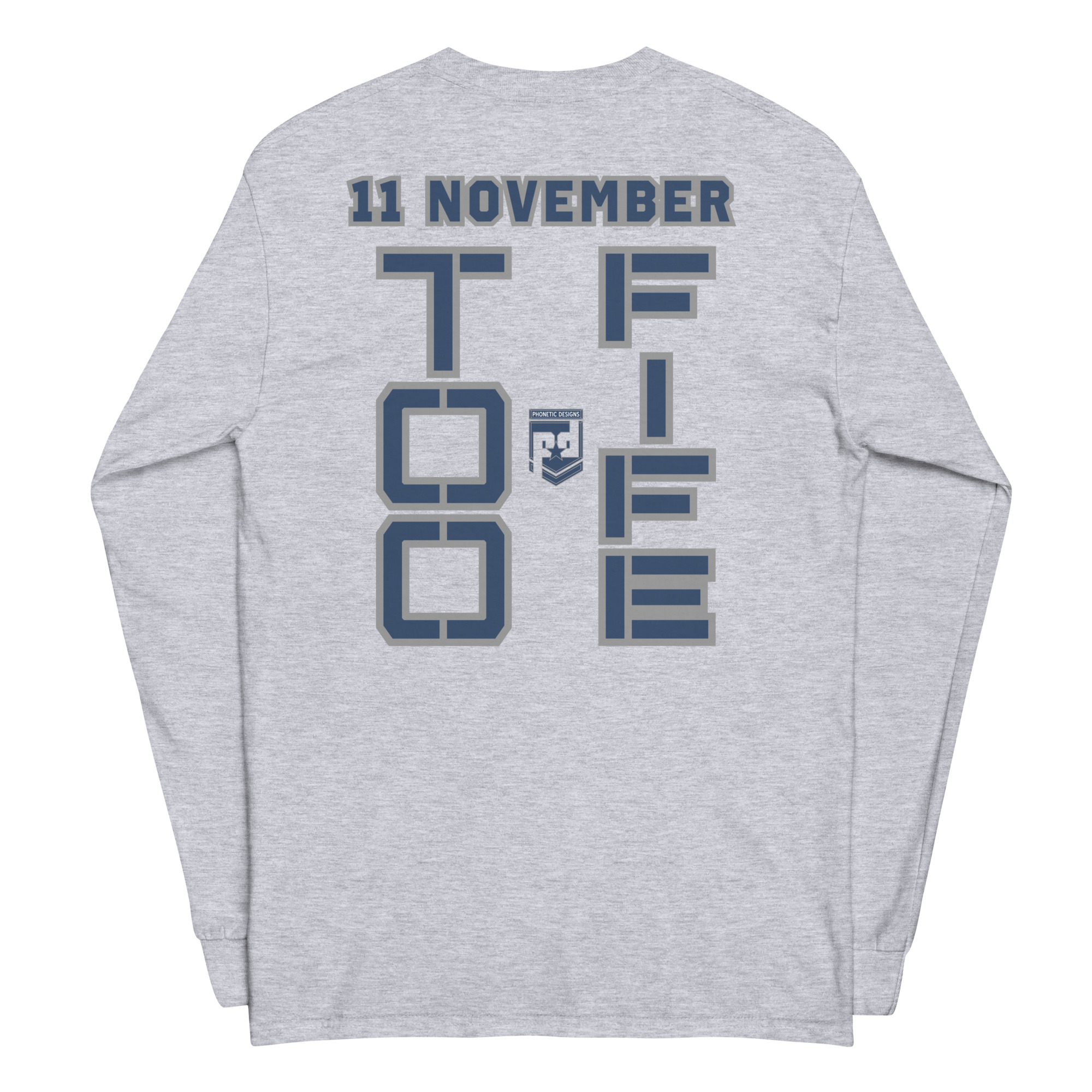 SPOUSE IS A VETERAN TOO FIFE Long Sleeve Shirt - Image 4