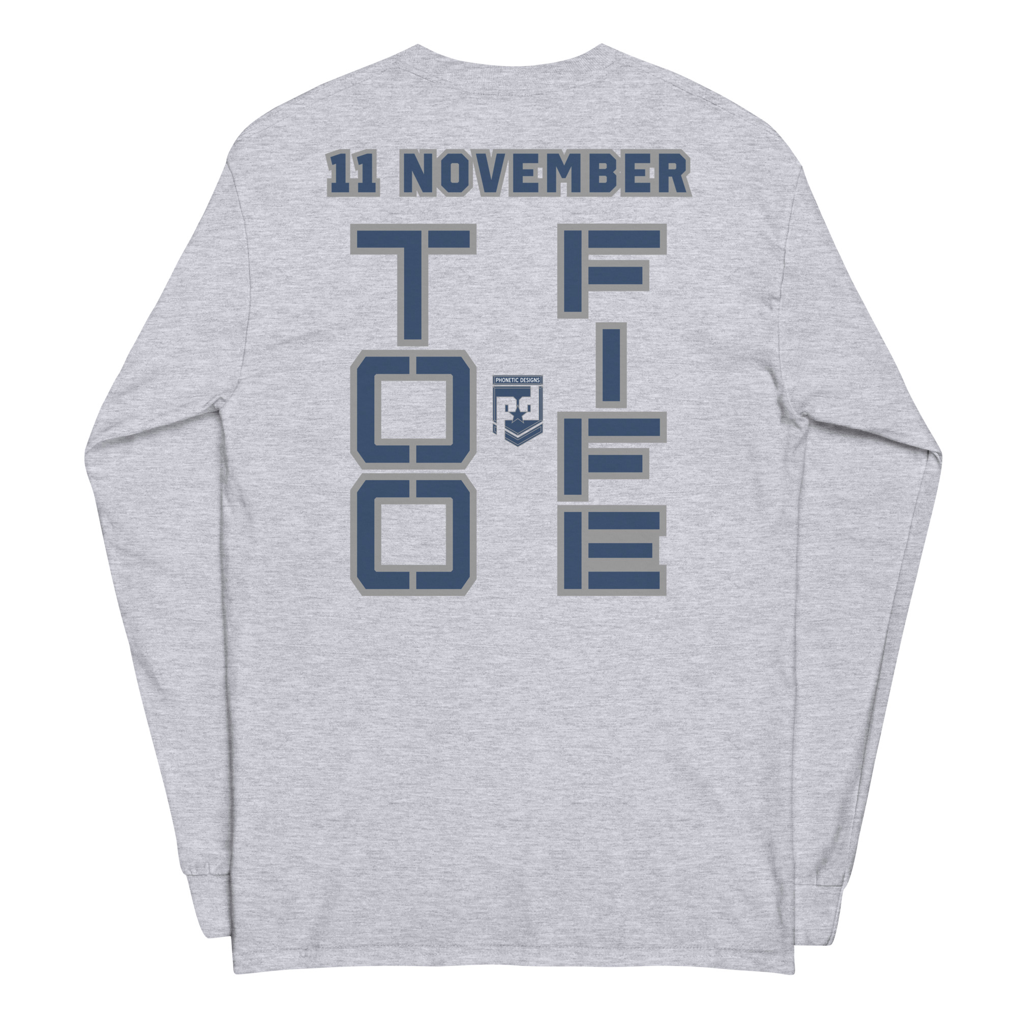 SPOUSE IS A VETERAN TOO FIFE Long Sleeve Shirt - Image 4