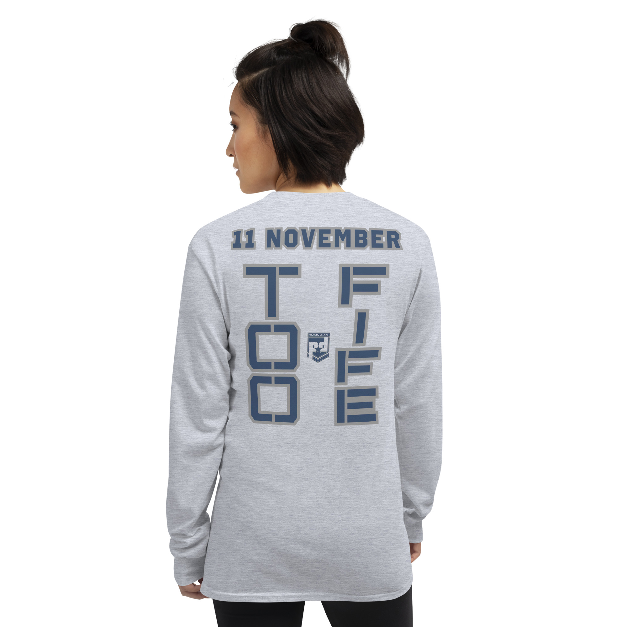 GRANDMA IS A VETERAN TOO FIFE Long Sleeve Shirt - Image 9