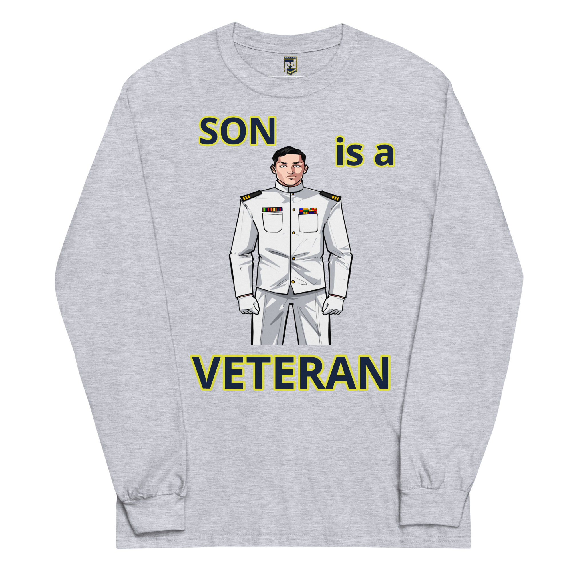 SON IS A VETERAN TOO FIFE Long Sleeve Shirt - Image 3