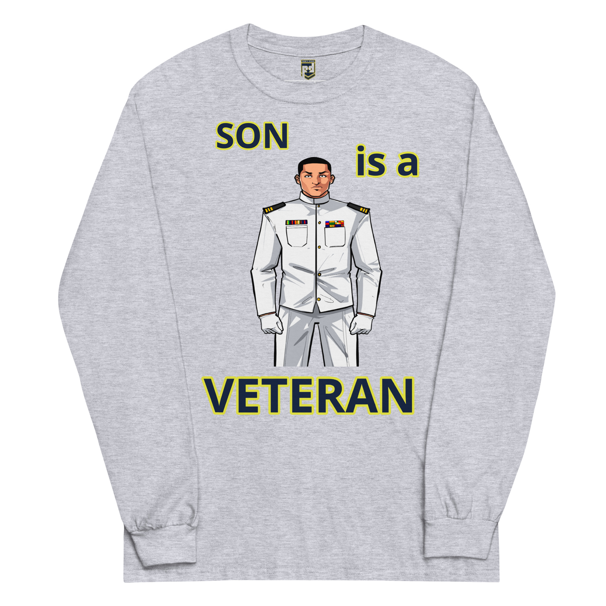 SON IS A VETERAN TOO FIFE Long Sleeve Shirt - Image 3
