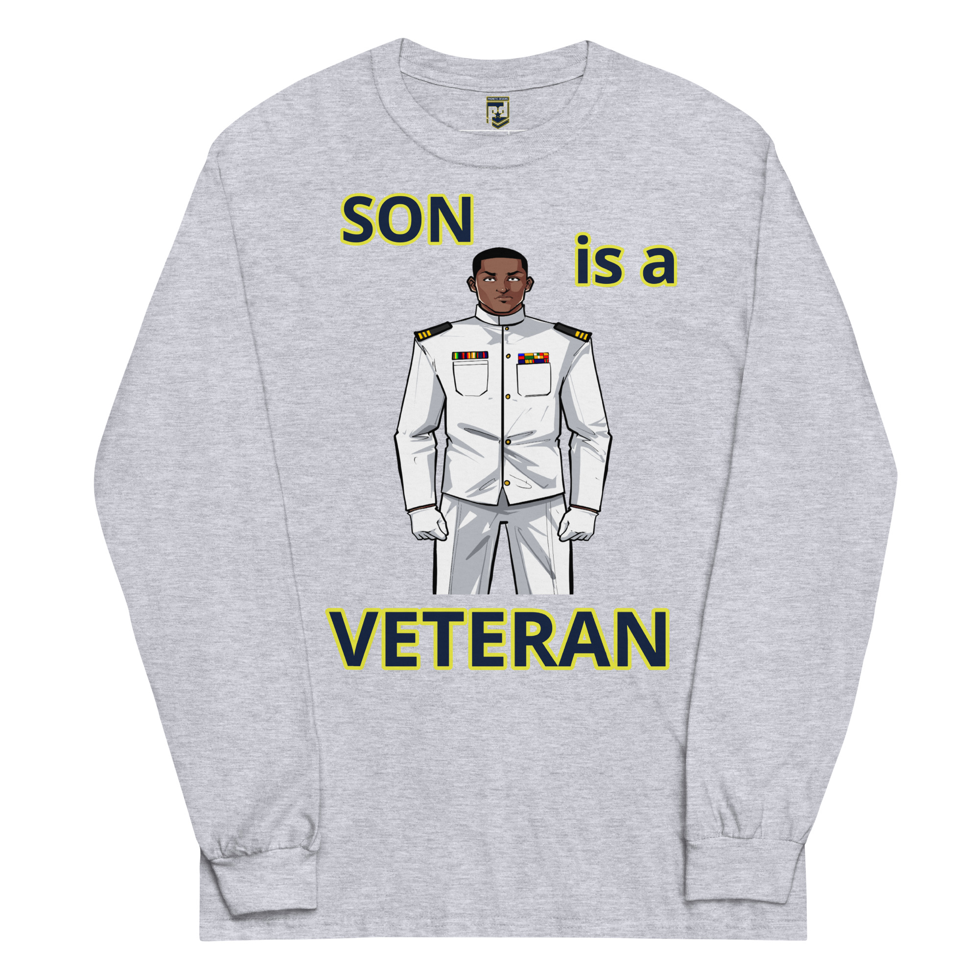 SON IS A VETERAN TOO FIFE Long Sleeve Shirt - Image 3