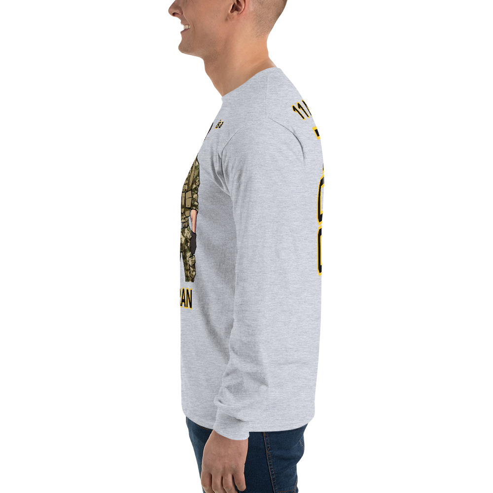 GRANDPA IS A VETERAN TOO FIFE Long Sleeve Shirt - Image 8